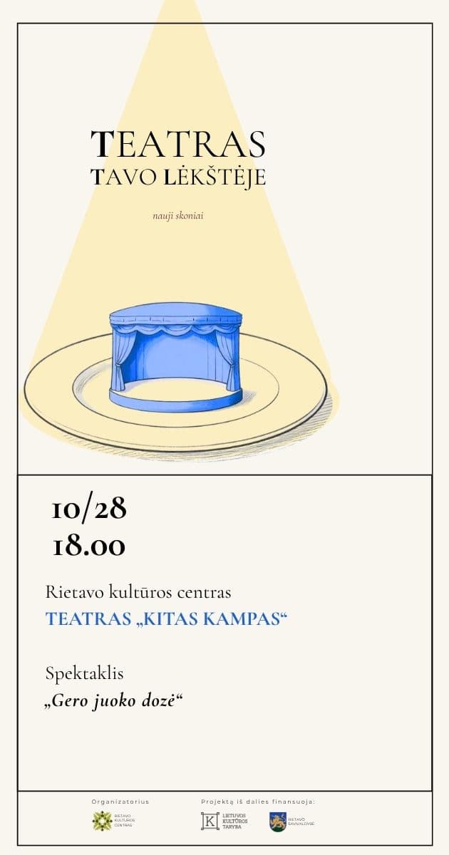 Teatro „Kitas kampas“ spektaklis „Gero juoko dozė“