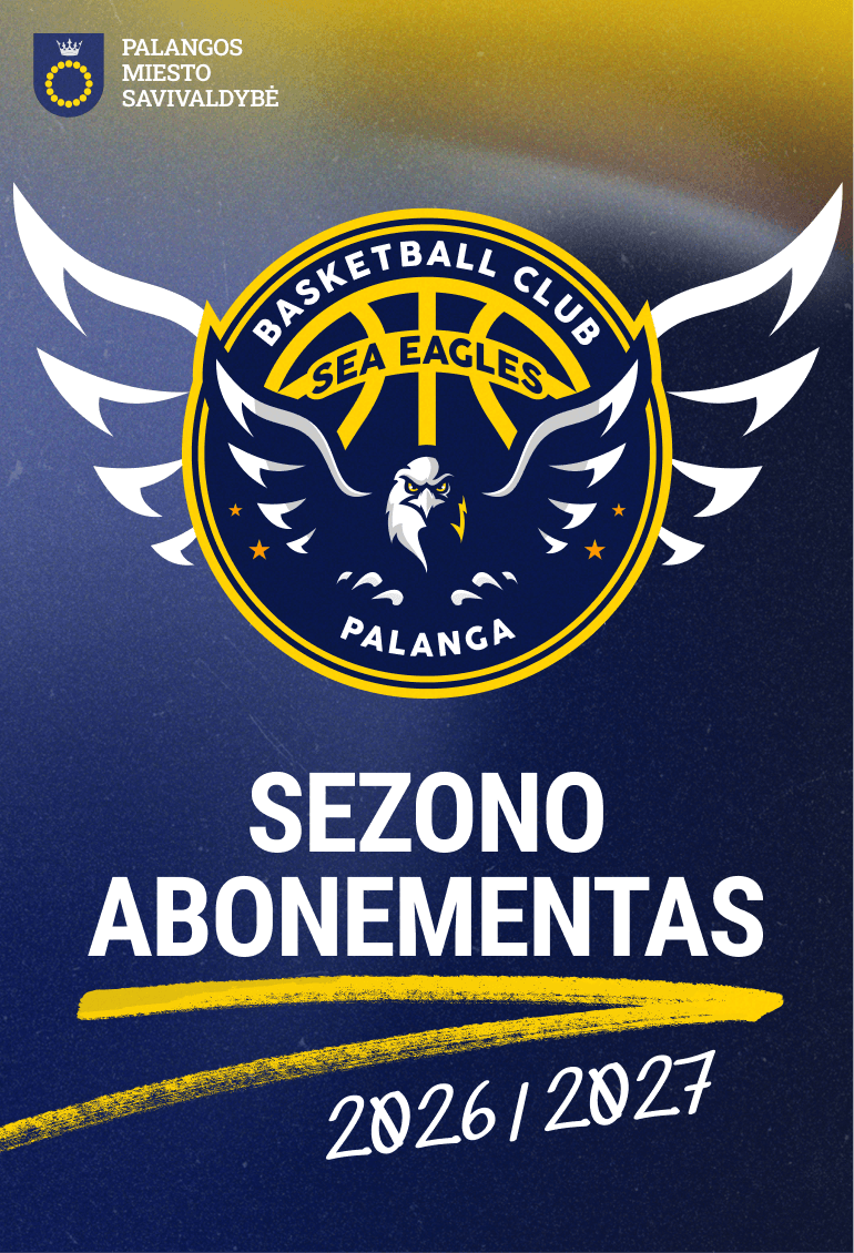 Palangos Palanga sezono abonementas 2026-2027 m.