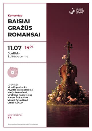 Koncertas Baisiai gražūs romansai