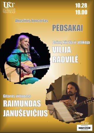 VILIJOS RADVILĖS ir RAUMUNDO JANUŠEVIČIAUS koncertas “PĖDSAKAI”