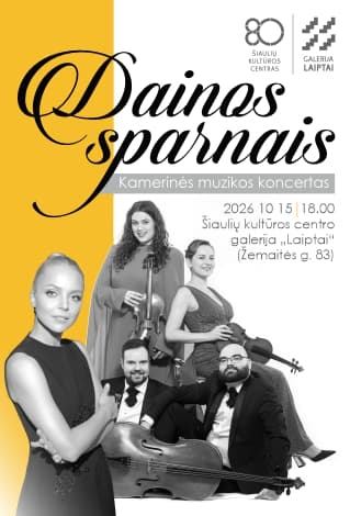 Kamerinės muzikos koncertas „Dainos sparnais“