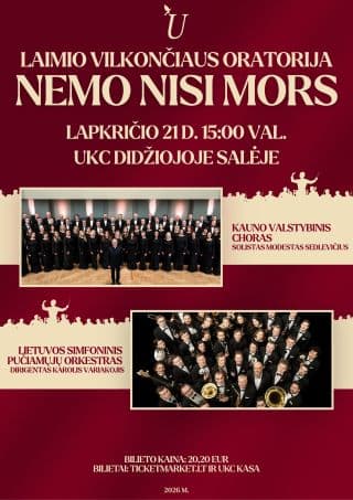 Laimio Vilkončiaus oratorija „Nemo Nisi Mors“
