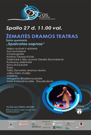 Šokio spektaklis Spalvotas sapnas